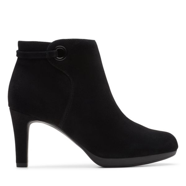 Clarks Womens Adriel Mae Ankle Boots Black | UK-8420973